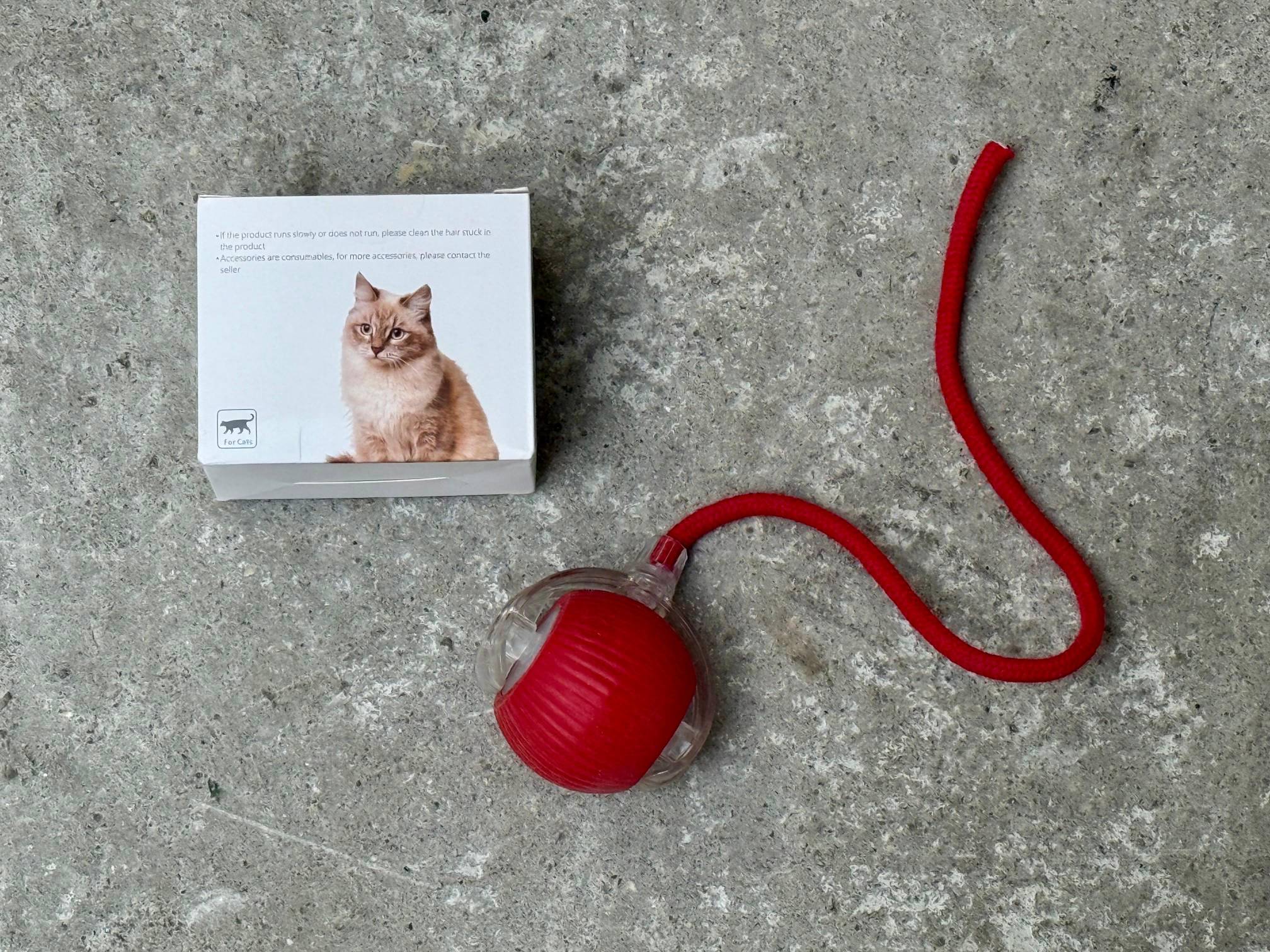 Интерактивная игрушка д/кошки Шар, 3 режима скорости 