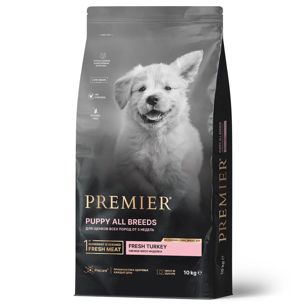 Premier Dog  10кг Turkey Puppy (свежее мясо индейки для щенков)