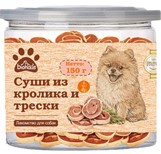 Лакомство для собак "BIOHAUS" Суши из кролика и трески 150гр
