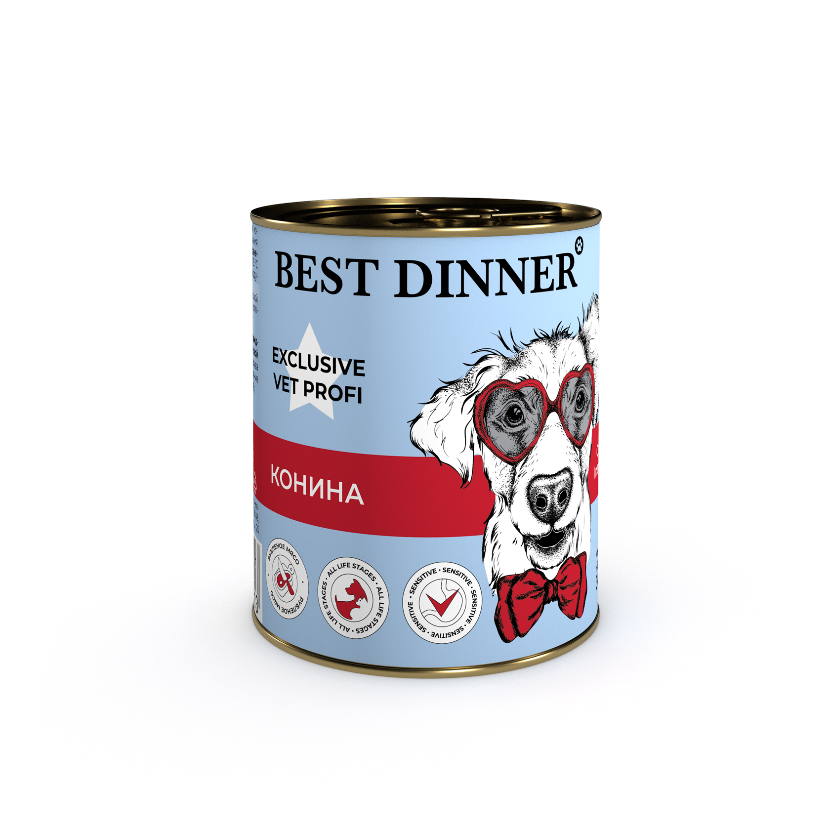 Консервы  Best Dinner Exclusive Vet Profi Gastro Intestinal Конина д/собак 340г (7643)
