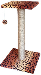 Когтеточка PERSEILINE Столбик с площадкой джут/игрушка 52*12см КД-8 Когтеточка PERSEILINE Столбик с площадкой джут/игрушка 52*12см КД-8