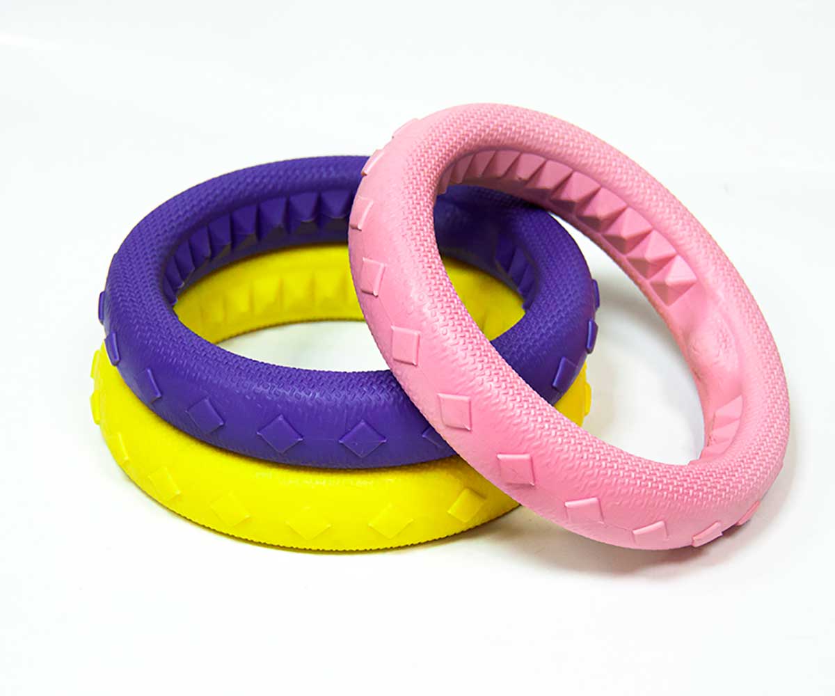 Игрушка "Кольцо плавающее" большое 24,5 см цвет в ассортим
