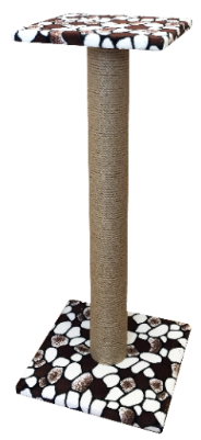 Когтеточка PERSEILINE Столбик столбик с площадкой джут 35*35*84см КД-23 Когтеточка PERSEILINE Столбик столбик с площадкой джут 35*35*84см КД-23