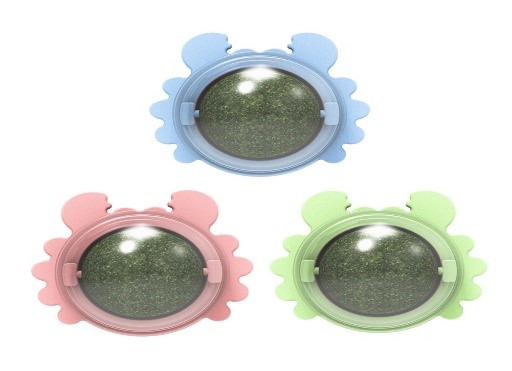 Вращающийся шарик-леденец из прессованной кашачьей мяты CT2304077