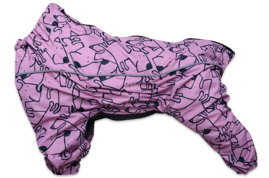 Дождевик для собаки LionPets Woopy SLM-8321 девочка Разм 6 (спинка 39, грудь 48-60)