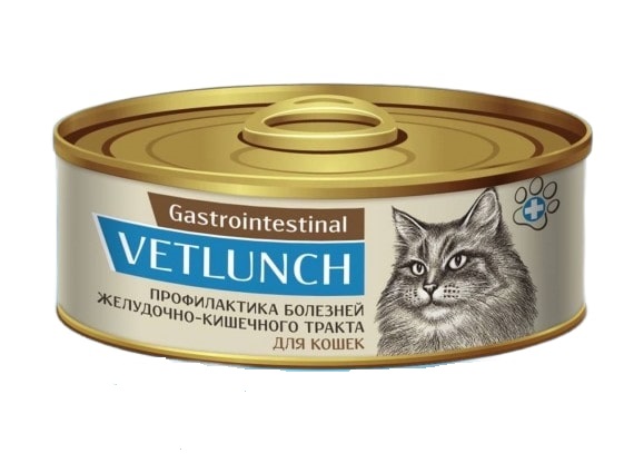 Vetlunch 100 гр Gastrointestinal д/к Профилактика болезней ЖКТ