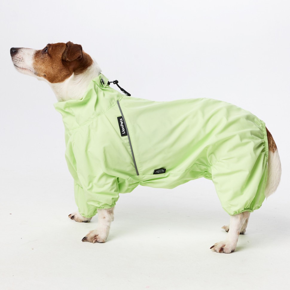 Дождевик LionPets ДЖЕК РАССЕЛ LPK-9225-4 Цвет: Салатовый (девочка)