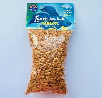 Petlunch standart гаммарус крупный 250мл 25гр