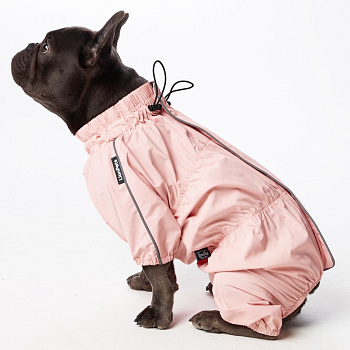 Дождевик LionPets Мопс LPK9325-121 на девочку Цвет: Пудровый  Дождевик LionPets Мопс LPK9325-121 на девочку Цвет: Пудровый