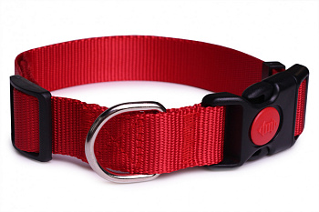 Ошейник для собак LionPets LPO-045-1 Красный S (Обхват 28-48 см, ш/2,0 см)