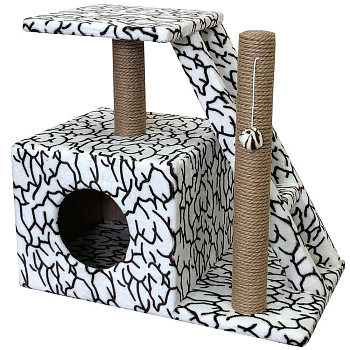 Когтеточка PERSEILINE ДОМОСЕД (дом,лестница,площадка) джут60*35*56ф7  КД-27 Когтеточка PERSEILINE ДОМОСЕД (дом,лестница,площадка) джут60*35*56ф7  КД-27