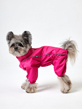 Дождевик для собаки LionPets Woopy Розовый SLM-8323 девочка Разм 6 (спинка 34, грудь 46-62)