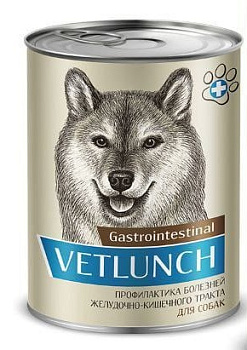 Vetlunch 340гр Gastrointestinal  д/с  Профилактика болезней ЖКТ