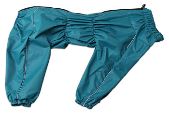 Дождевик на девочку, цвет бирюзовый, размер XXL (спинка 80см, грудь 72-94см)  